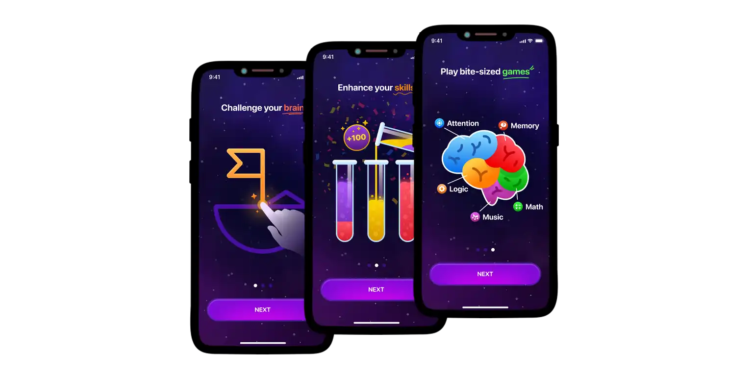 Mind Elevate features examples.